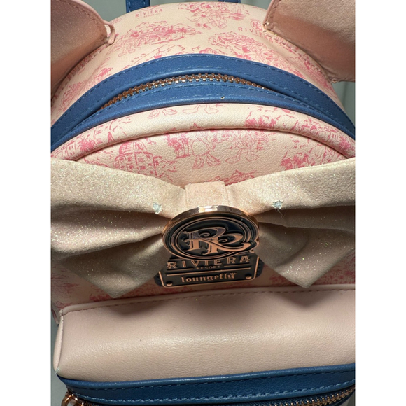 Women's Loungefly Disney Riviera Mini Backpack Pink - Picture 8 of 8